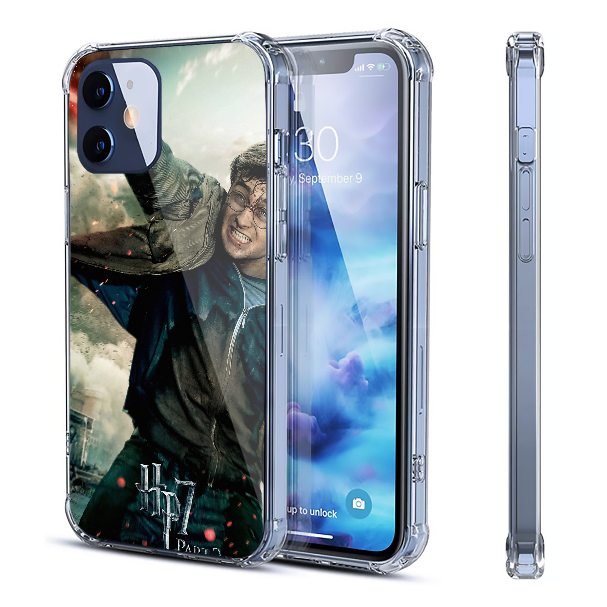 （画像用） Harry Potter ハリー・ポッターシリーズ 【iPhone 12シリーズ対応】透明スマホケース（クリアソフトケース）